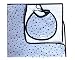 Lullaby cotton blanket + bib breastfeeding Black Star Janabebe®