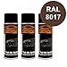 Produktbild RAL 8017 SCHOKOLADENBRAUN Spraydose 3 x 400 ml glänzend schnelltrocknend