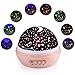 Produktbild Qedertek Baby Nachtlicht, Sternenhimmel Projektor, Weihnachtsgeschenke, 4 LED, 360° Drehbare, USB/Batterie Betrieben, für Haus, Schlafzimmer, Kinderzimmer, Hochzeit, Geburtstag, Party (rosa)