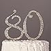 Produktbild 80 Tortenaufsatz, für 80. Geburtstag – Strass Nr. Party Supplies & Dekoration Ideen gold