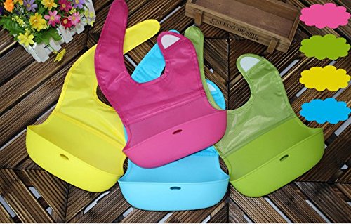Domire Baby Bib Baby Stereo Pinny Children Waterproof silicone Bib