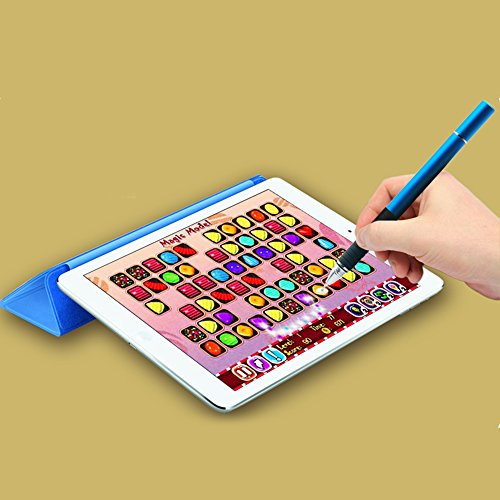 HuntGold Doppel Spitze Stoff + Feine Runde Dünne Spitze Kapazitiv Touchscreen Eingabestift Blau - 8