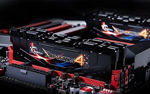 G-Skill Ripjaws 4 F4-3000C15Q-32GRK 32 GB (8 GB x 4) Kit DDR4 3000 MHz Non-ECC Memory Module with Heat Spreader - Black