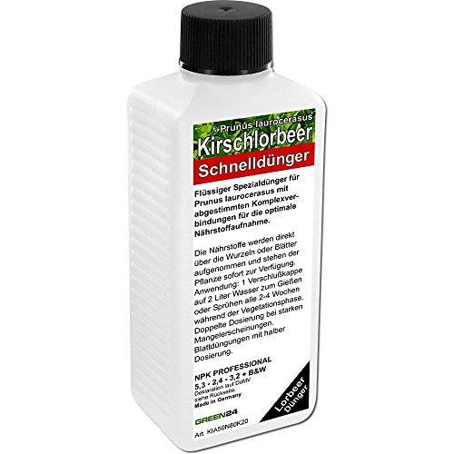 Kirschlorbeer Dünger Lorbeer düngen Prunus laurocerasus, Premium Flüssigdünger aus der Profi Linie - 3