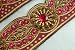 Embellished & Embroidery Indian ribbon, Traditional Sari Border. Sequins, beads , and stones rich hand embroidery on a jacquard Indian ribbon design. A Salwar Kameeze Border; Fabulous Cocktail dress Item! A Original design only available to Neotrims as part of its Special Embellished Trimmings collection for Dressmaking or Interior Decoration. This one is 5.5 cms deep in 3 fabulous colour options. Sold by meter or by a complete Saree Border length of 9 meters