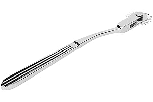 KAKAKE Neuro Pinwheel, Ergonomique Médical Léger Portable 22 Pointes Métalliques Wartenberg Pinwheel pour Tester la Sensibilité Nerveuse