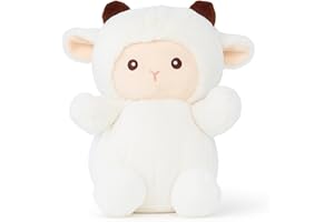 COZYINT Lilli&Luki® Spieluhr Baby Spielzeug [SCHAF] Doppler Herztöne + Nachtlicht | Erstausstattung Neugeborene | Geschenk | Schlummer Otter | Geschenke zur Geburt | schlummerotter | Kuscheltier | Schlafotter