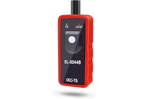 HUYUE RDKS Anlerngerät EL 50448 Reifendruck Reifendruckkontrollsystem Reifendrucksensoren Tool TPMS für Opel GM Series Vehicle 2006-2020 (Rot)