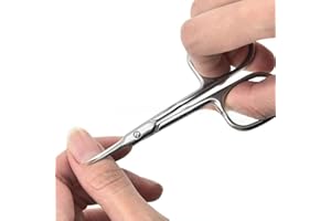 soleilx Forbici per Unghie, Forbici per Cuticole, Forbicina Professionale Unghie Forbici Manicure Taglia Cuticole per Professionale e Domestico