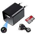 IFITech IFIADPTCAM Hidden Spy Camera Charger – 1080P HD USB Adapter Camera, No WiFi, SD Card Recording Only – Mini Surveillance Camera for Home, Office, Shop (32GB SD Card Included)