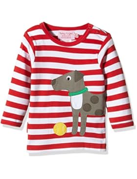 Toby Tiger Jungen Langarmshirt Long Sleeve Dog Applique T-shirt