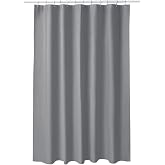 IKEA Duş Perdesi Banyo Perdesi Gri Renk 180x200 Cm%100 PEVA 6554r4