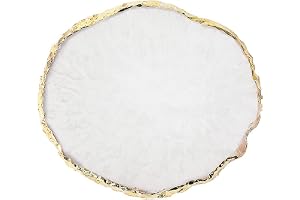 BAQI 1 x harts nagellack palett färg blandningsplatta guldkant praktisk makeup display bräda färg ritning manikyrställ