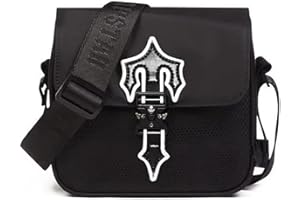 HEYPRES Tasche Mode UmhäNgetasche GrenzüBerschreitend Oxford Stoff Hip Hop(Color:Black)