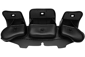 FTKDMT Windschutzscheiben Tasche, 3 Taschen Batwing-Verkleidungstasche passend für Harley Touring Electra Glide Street Glide Trike FLHT, FLHTC, FLHX, FLHTK, FLHTCU 1996–2013