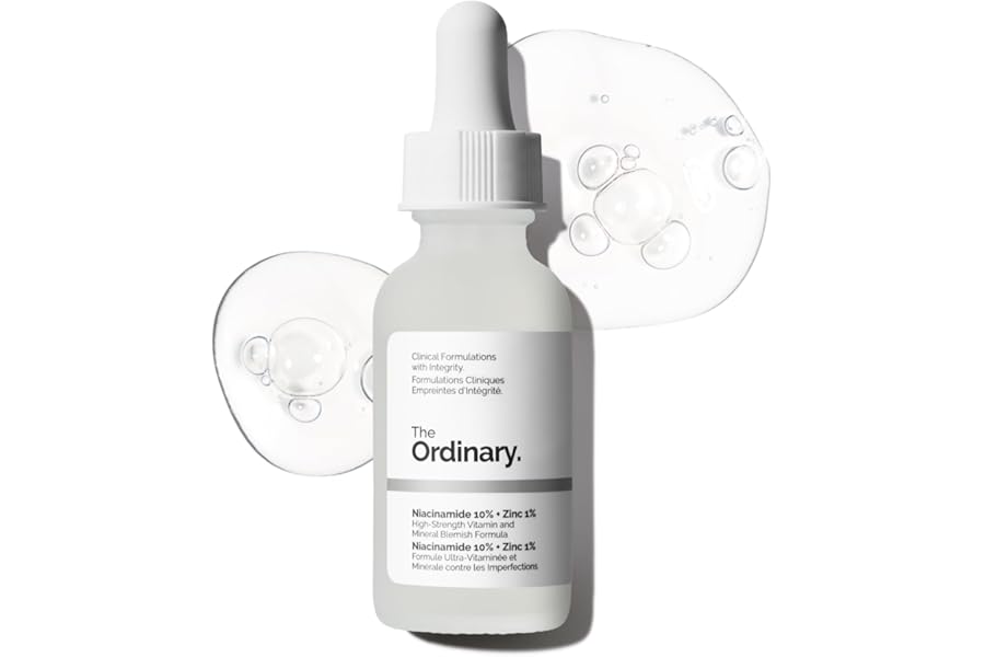 The Ordinary Niacinamide 10% + Zinc 1%, Brightening & Smoothing Serum for Blemish-Prone Skin, 30ml