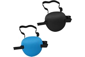 IFUDE Masque pour les yeux 3D confortable et réglable - Correction du strabisme, amblyopie et récupération post-opératoire - Idéal pour Halloween, La fête et le cosplay