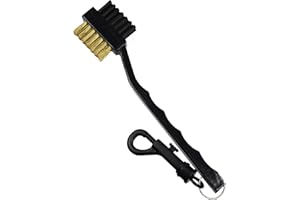 SEMINISMAR Kit de Nettoyage Golf,Brosse Golf,Golf Brosse pour Club,Brosse pour Club de Golf,Outils De Nettoyages Golf en Acier pour Les Accessoires de Golf, Les Clubs, des Chaussures, Coins et Fers