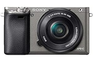 Sony Alpha 6000L - Kit Fotocamera Digitale Mirrorless con Obiettivo Intercambiabile Selp 16-50Mm, Sensore Aps-C, Video Avchd, Eye Af, Ilce6000H + Selp1650, Grigio