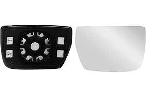 LONGLING Ricambio sinistro lato conducente specchietto retrovisore inferiore piccolo vetro riscaldato con piastra posteriore vetro specchio per IVECO Daily 2006-2025