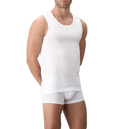 6 Canottiere Uomo 100% Cotone - Canotta Spalla Larga Cagi Art 1106 Bianco Taglie 4-8 - Foto 2