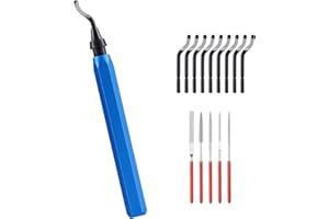 SVUPUE Deburring Tools with 10 ultra -high -speed steel blades, suitable for metal, resin, PVC and 3D printed plastic edges