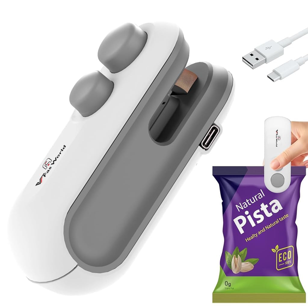 KICHLY Portable Mini Sealing Machine: The Ultimate Handheld Packet Sealer for Fresh Food Storage