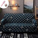 ☆ 【Decorar el Hogar】Utiliza la cubierta del sofá para decorar el hogar. Esta elegante funda de sofá de agrega elegancia y clase a tu sofá, dotando a tus muebles de un aspecto moderno instantáneo. La tela de alta calidad es perfecta para proteger sus sofás de derrames, manchas y desgaste para evitar que se arruine.