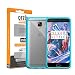 Produktbild OnePlus 3 / OnePlus 3T Hülle, Orzly® Fusion Bumper Case für das OnePlus 3 Handy (Original) und OnePlus 3T Smartphone (Neuest) [2016 Modell / Dual SIM Version] - Feste Hülle / Schutzhülle mit stoßverhinderndem Gummirahmen – [Bumper Style] BLAUER Rahmen und 100% Transparente Rückseite