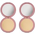 Dazller Classique Compact Powder, 9g - (Pack of 2), 8001 Honey, Velvety Natural Finish, Oil-Control, Sebum Absorption Formula, No-makeup look, Emollient-rich