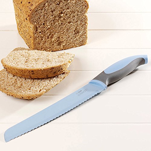 ProCook Colourpro Brotmesser, 20 cm, dunkelblau - 2
