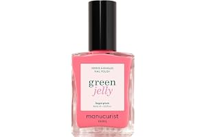Manucurist - Sugar Plum Green™ Jelly Nagellack - Transparent poprosa nagellack - semiopak jellyfinish med ultra-glossy effekt