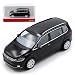 Produktbild alles-meine.de GmbH VW Volkswagen Touran II Tief Schwarz Ab 2015 H0 1/87 Herpa Modell Auto mit individiuellem Wunschkennzeichen