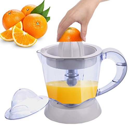 Homdox Zitruspresse Elektrisch Citrus Squeezer Juicer mit Start / Stopp Automatik 1L, 40W für Orangen Mandarinen Grapefruits Limetten Zitronen - 8