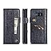 Produktbild JINXIUCASE Einfacher Geschäfts-Schlag-PU-Leder-Geldbörsen-Beutel-Abdeckungs-voller Körper-Schutz-Kasten für Samsungs-Galaxie S8 (Color : Blue)