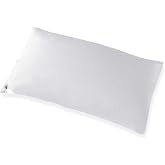 SEASONS - Children's fibre pillow, 90 cm, extra soft, anti-mite, low firmness, double cover with zip, cotton satin outer cove