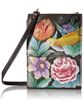 Anuschka handbemalte Ledertaschen, Schultertasche für Damen, Geschenk für Frauen, Handgefertigte Handtasche, Kleine...