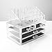Apgstore Cosmetic Organizer Clear Acrylic Makeup Drawers Holder Case Box Jewelry Storage
