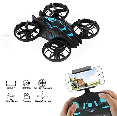 Dazhong JXD WIFI FPV RC Quadcopter Drone with 0.3MP Camera 2.4GHz 4CH Altitude Hold(BLUE)