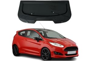 TCC Parcel Shelf Direct Car Parcel Shelf - Compatible with Ford Fiesta MK7 (2007-2017) | Sturdy Boot Cover with Clips and Cord for Extra Storage | Space Saving Car Accessories | Black