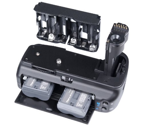 Batterie Grip pour Canon 50D 40D 30D 20D comme BG de BG-E2  N   2  x batteries BP-511  A avec d  clencheur grand format et nombreuses fonctions  Batterie haute Format Poign  e Poign  e 