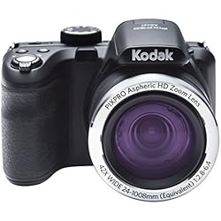 Kodak PIXPRO AZ421 - Cámara Digital (16.15 MP, Cámara Puente, 25.4/58.4 mm (1/2.3"), 42x, 4X, 4.3-180.6 mm), Color Negro