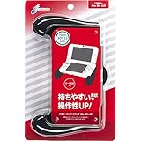New Nintendo 3DS XL LL Rubber Coated Hand Grip Black