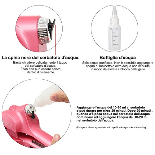 lockenstab, LuckyFine lcd salon automatische haar curling / lockenwickler / automatischer lockenstab / lockendreher automatisch /keramik welle /locken curler /styler automatische Wickler - 5