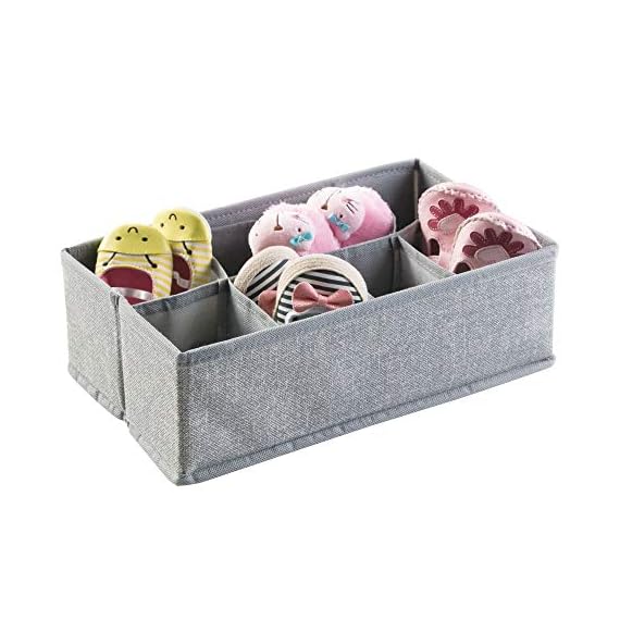 The Home Edit Boite De Rangement mDesign boîte de rangement pour armoire ou tiroir avec 8 compartiments