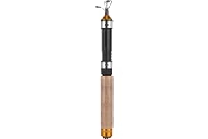 NUOBESTY 64Cm Telescopic Mini Ice Fishing Rod Ultra-Light Small Pole for Winter Fishing Tackle Tool with Durable Guides