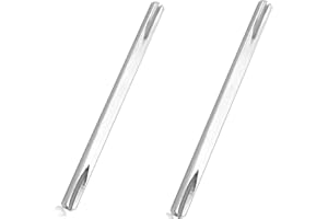 MEJARIZON 2 Stück 160mm Türgriff Spindelstange, Drückerstift Vierkantstift 8x160mm, Türbeschlag Vierkant Stift, Verzinkter Stahl Ersatz Vierkantstift, Befestigungsstift Stahl Spindelstange Massivstahl