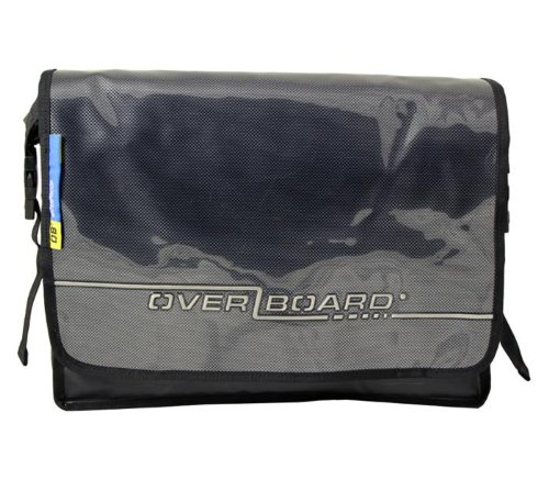 Overboard Wasserdichte Kurier Tasche, Carbon, 43 x 32 x 5 cm, OB1046C - 3