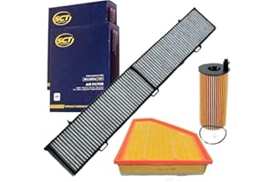 BANDEL AUTOMOBILTECHNIK Filterset Inspektionspaket 1 Filter, Innenraumluft Aktivekohle, 1 Luftfilter, 1 Oelfilter