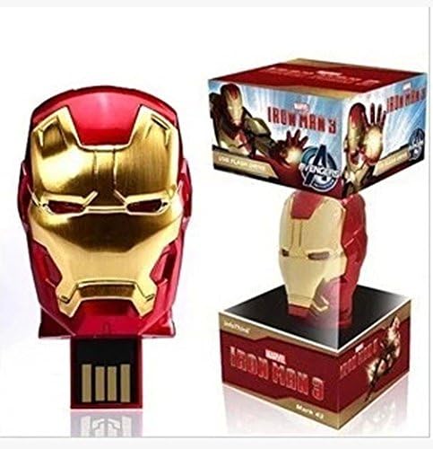 U-disk Avengers Series USB Flash Drives USB2.0 CE Standard (16G, Iron Man Red)